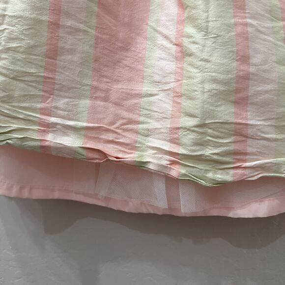 Janie and Jack Peach & Mint Silk Tank Dress - Picture 3 of 5